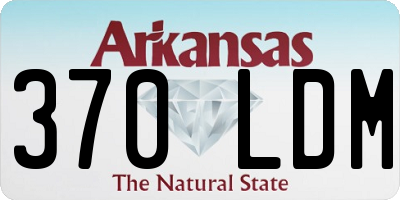 AR license plate 370LDM