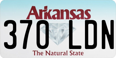 AR license plate 370LDN