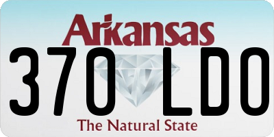AR license plate 370LDO