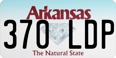 AR license plate 370LDP