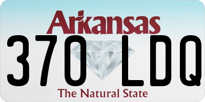 AR license plate 370LDQ