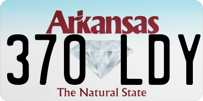 AR license plate 370LDY