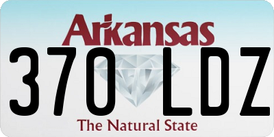 AR license plate 370LDZ