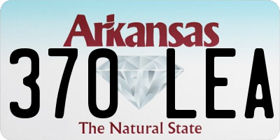 AR license plate 370LEA