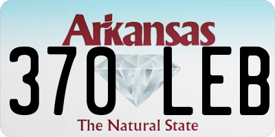 AR license plate 370LEB