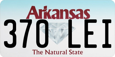 AR license plate 370LEI