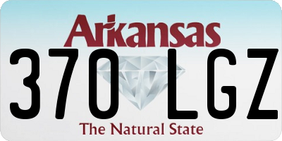 AR license plate 370LGZ