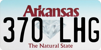 AR license plate 370LHG