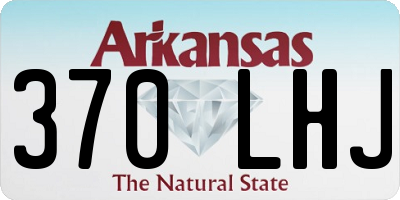 AR license plate 370LHJ