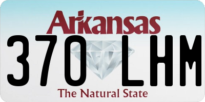 AR license plate 370LHM