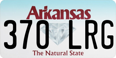 AR license plate 370LRG