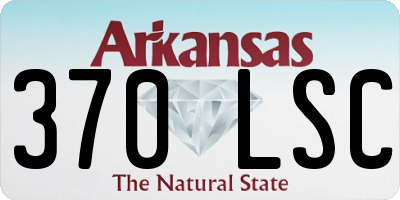 AR license plate 370LSC