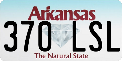 AR license plate 370LSL