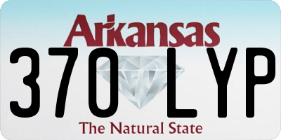 AR license plate 370LYP