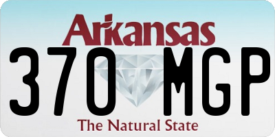 AR license plate 370MGP