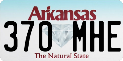 AR license plate 370MHE