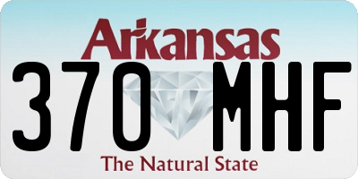 AR license plate 370MHF