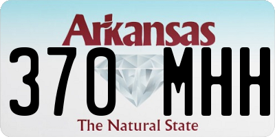 AR license plate 370MHH