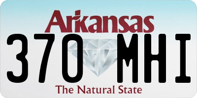 AR license plate 370MHI