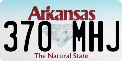 AR license plate 370MHJ