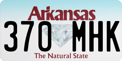 AR license plate 370MHK