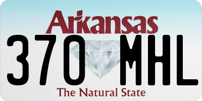 AR license plate 370MHL