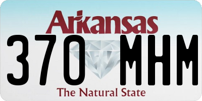 AR license plate 370MHM