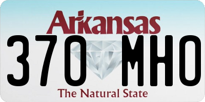AR license plate 370MHO