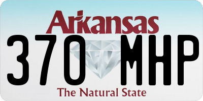 AR license plate 370MHP