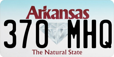 AR license plate 370MHQ