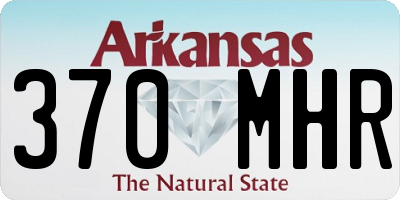 AR license plate 370MHR