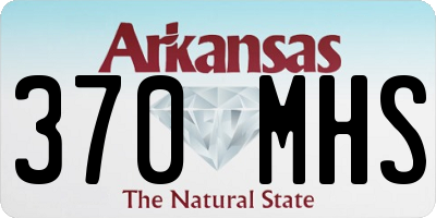 AR license plate 370MHS