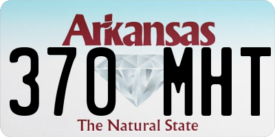 AR license plate 370MHT
