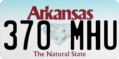 AR license plate 370MHU