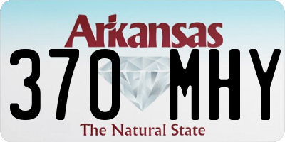 AR license plate 370MHY
