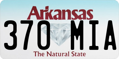 AR license plate 370MIA