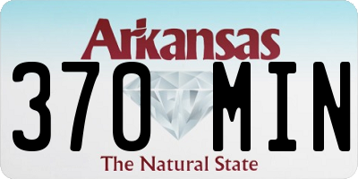 AR license plate 370MIN