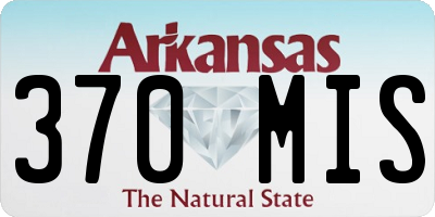 AR license plate 370MIS