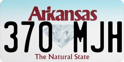 AR license plate 370MJH