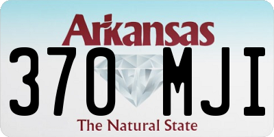 AR license plate 370MJI