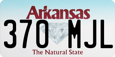 AR license plate 370MJL