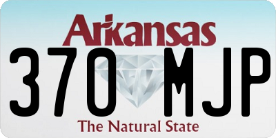 AR license plate 370MJP