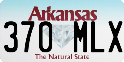AR license plate 370MLX