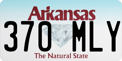 AR license plate 370MLY