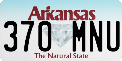 AR license plate 370MNU