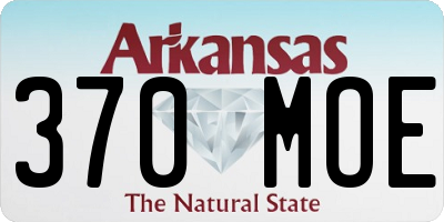 AR license plate 370MOE