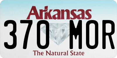 AR license plate 370MOR
