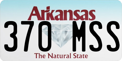 AR license plate 370MSS