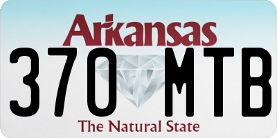 AR license plate 370MTB
