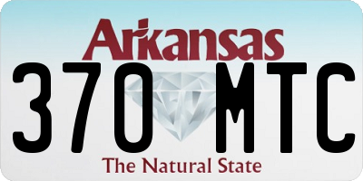 AR license plate 370MTC